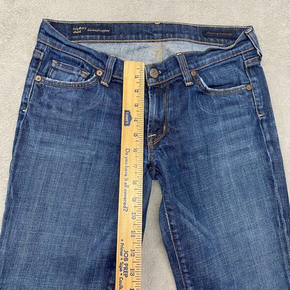 Citizens Of Humanity Jeans Womens 28 Blue Kelly 063‎ Low Waist Cropped Denim - Picture 5 of 11